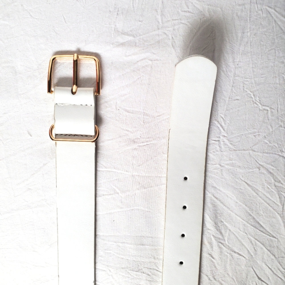 🌟 SHEIN White Plain Belt 🌟